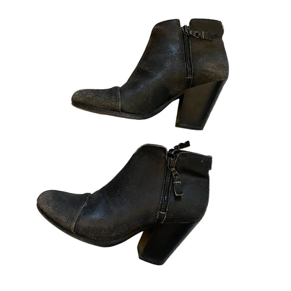 Rag & Bone Margot Distressed Ankle Boots 40 US 10